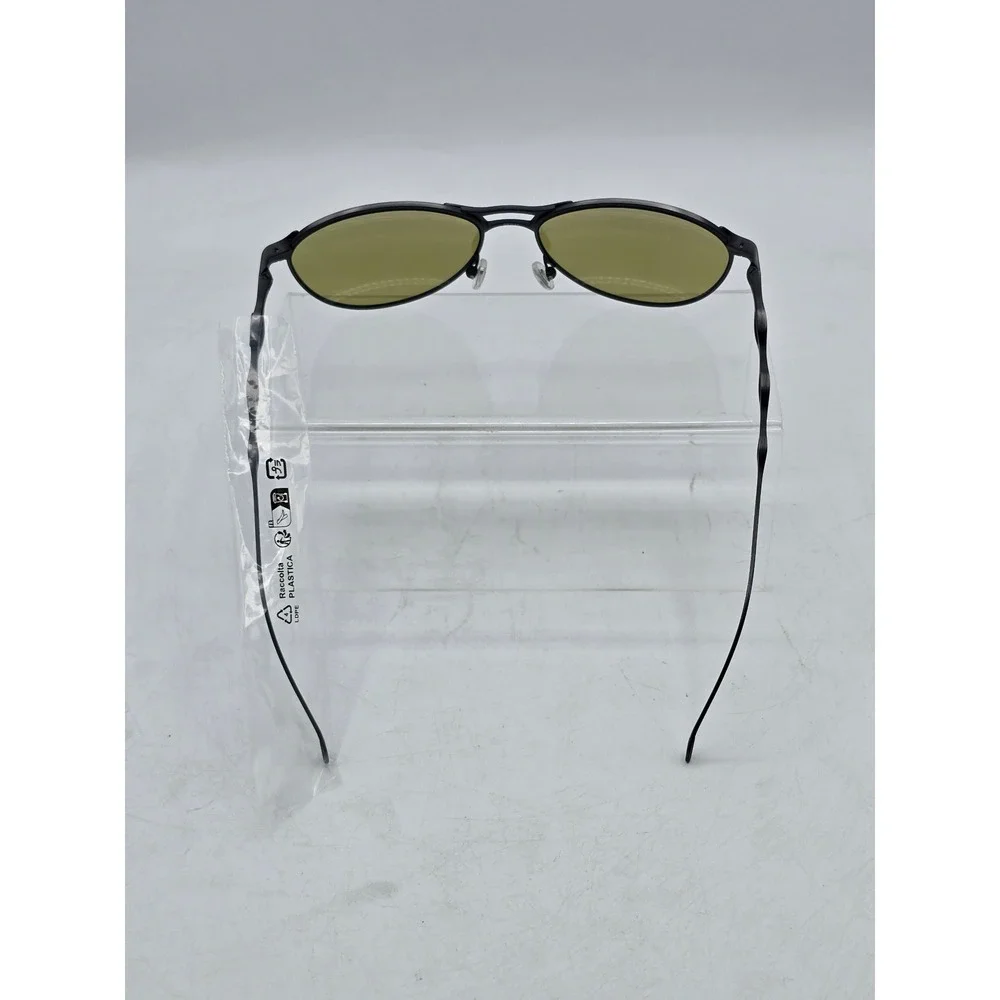 Diesel ODL1009 Sunglasses Men OS Brushed Grey Blue Matte Green Lens - NWT